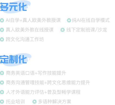 定制专属培训方案
